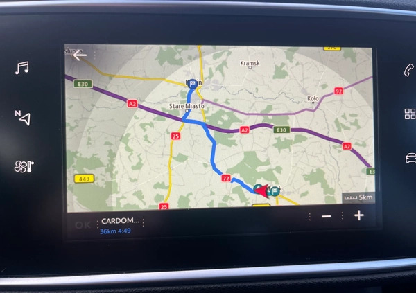 Peugeot 308 cena 45990 przebieg: 141000, rok produkcji 2017 z Turek małe 466
